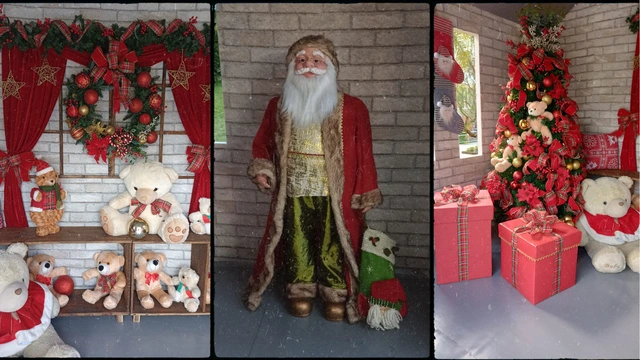Papai Noel e Árvore de Natal