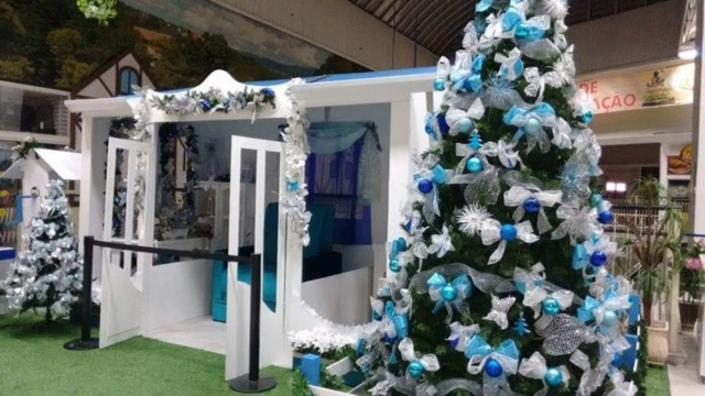Decoração de Natal em Shopping