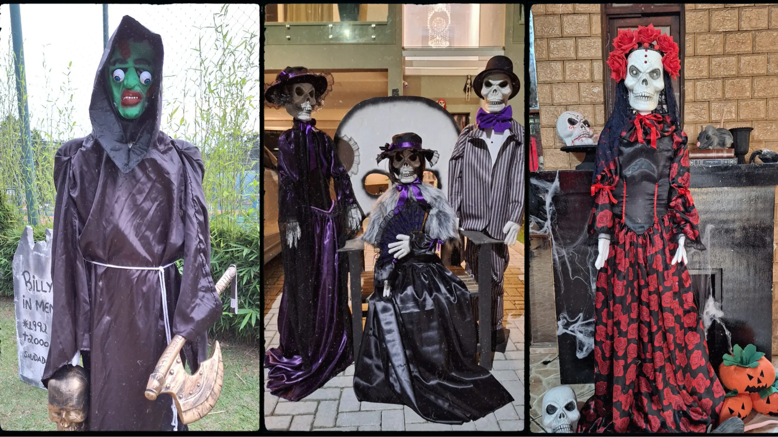 Personagens de Halloween para Cenário